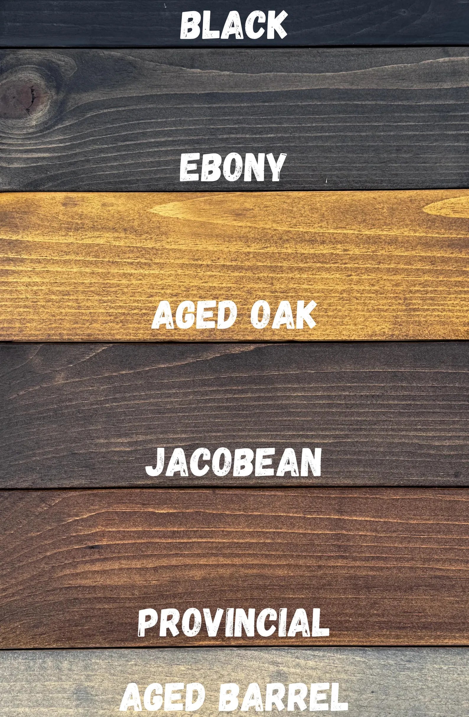 Rustic shelves with brackets