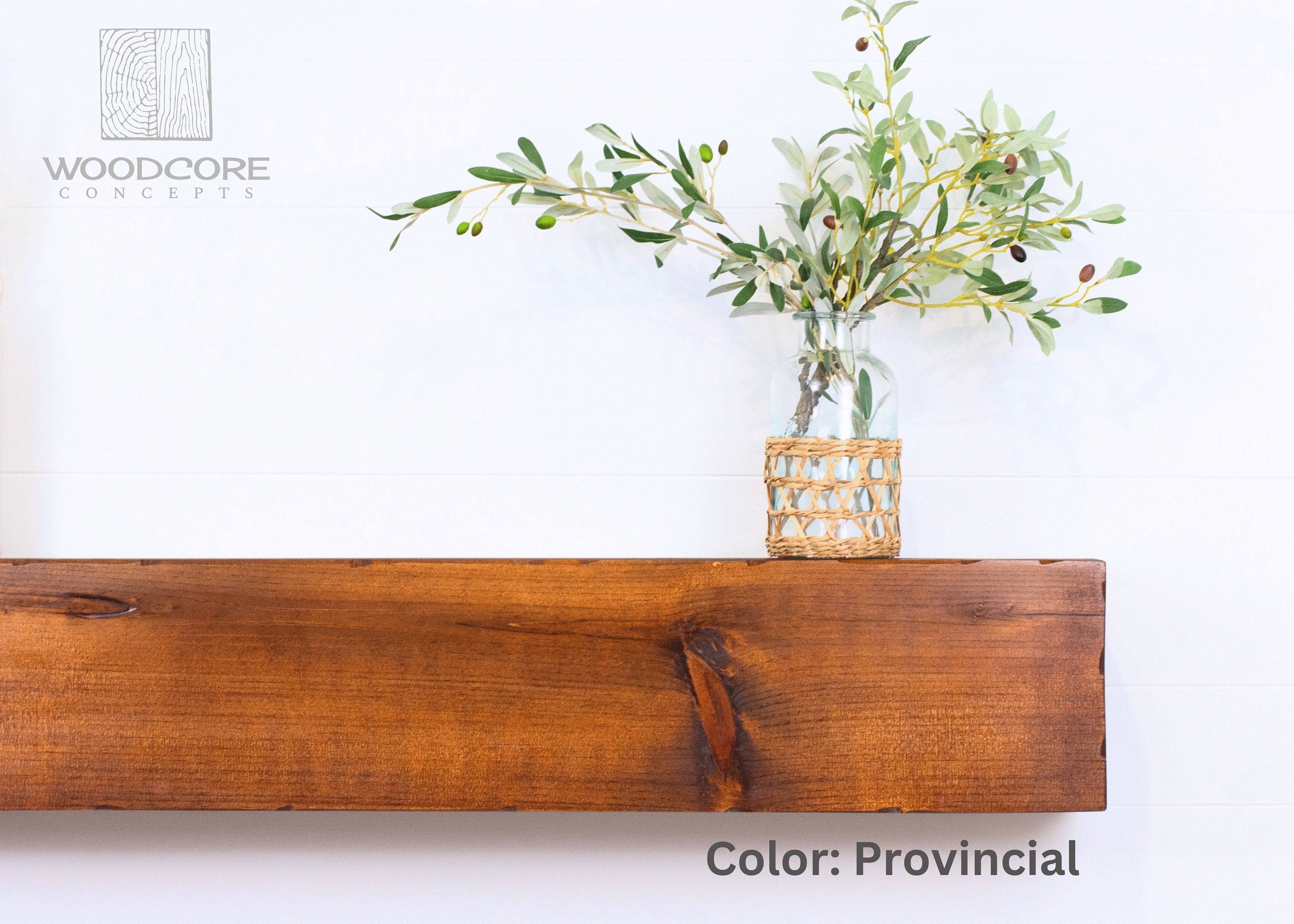 Rustic Fireplace Mantel