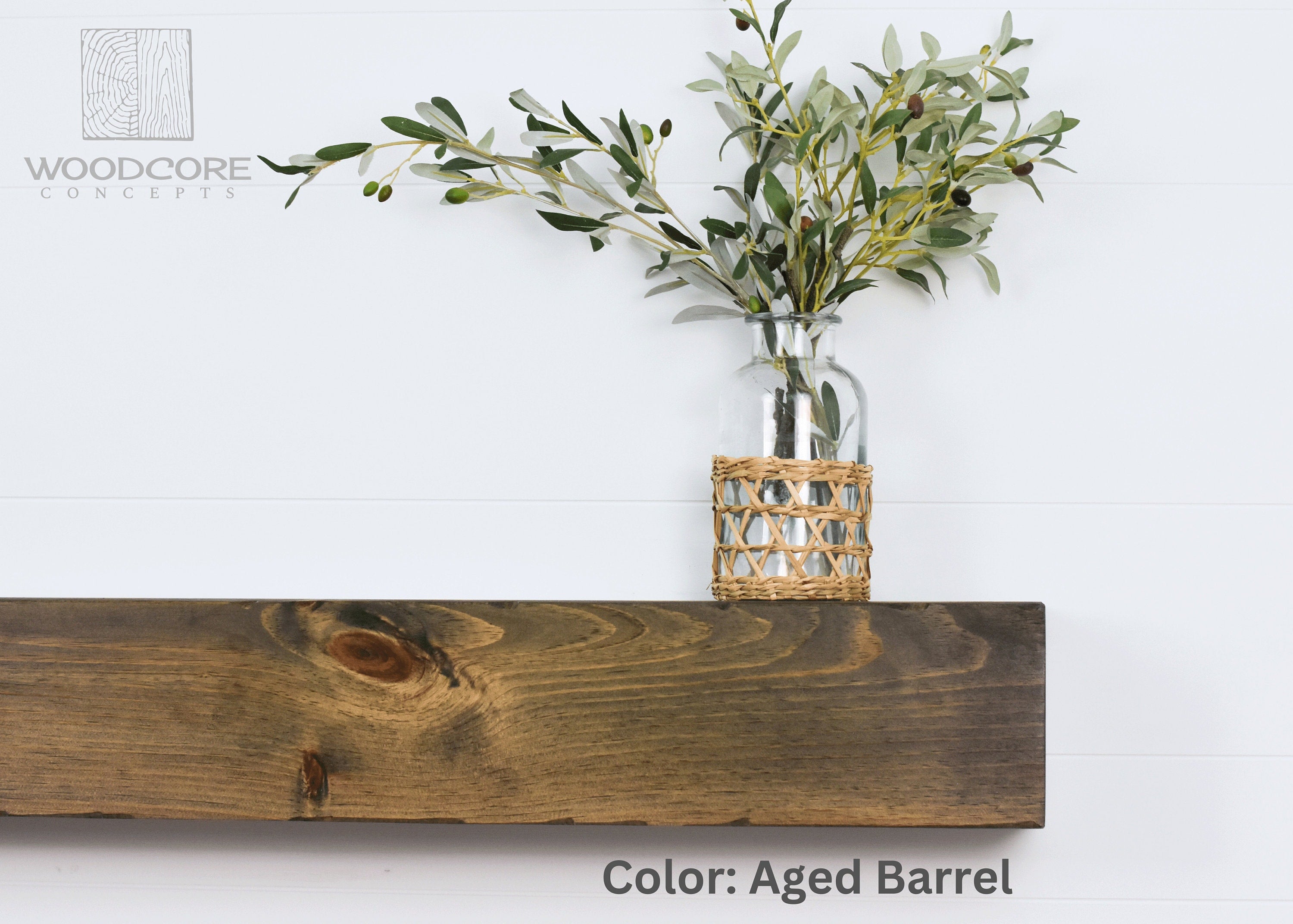 Rustic Fireplace Mantel