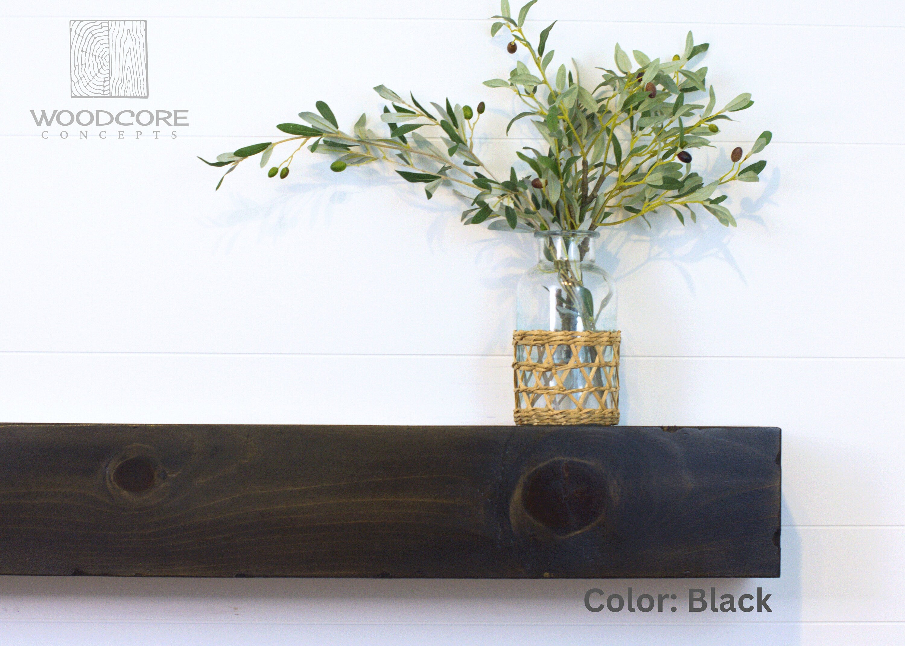 Rustic Fireplace Mantel