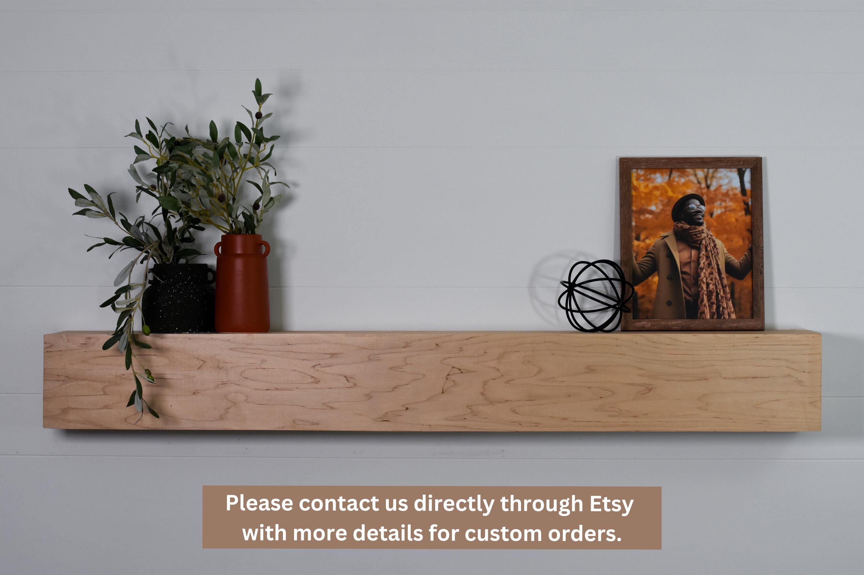 Maple Fireplace Mantel