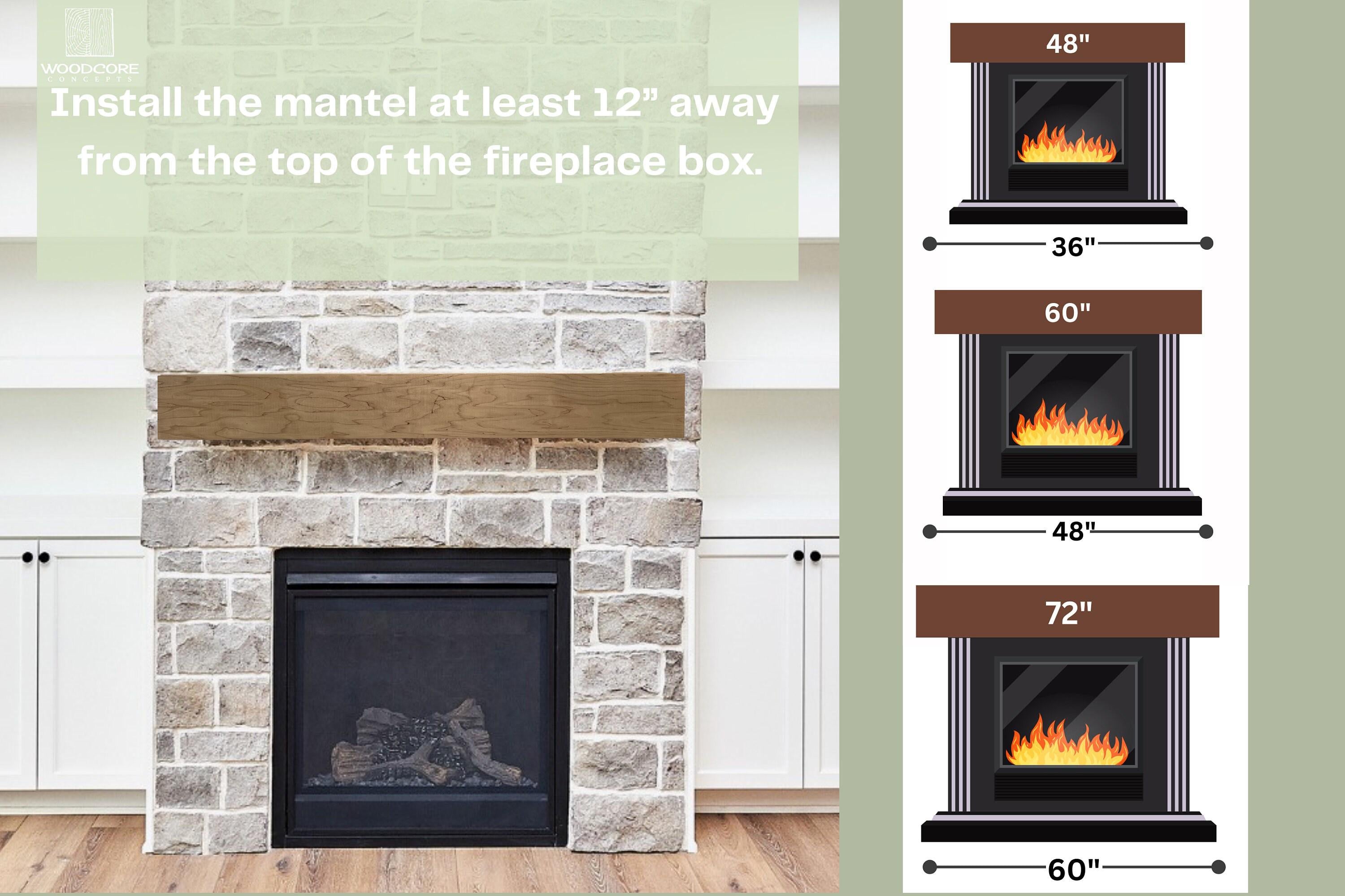 Maple Fireplace Mantel