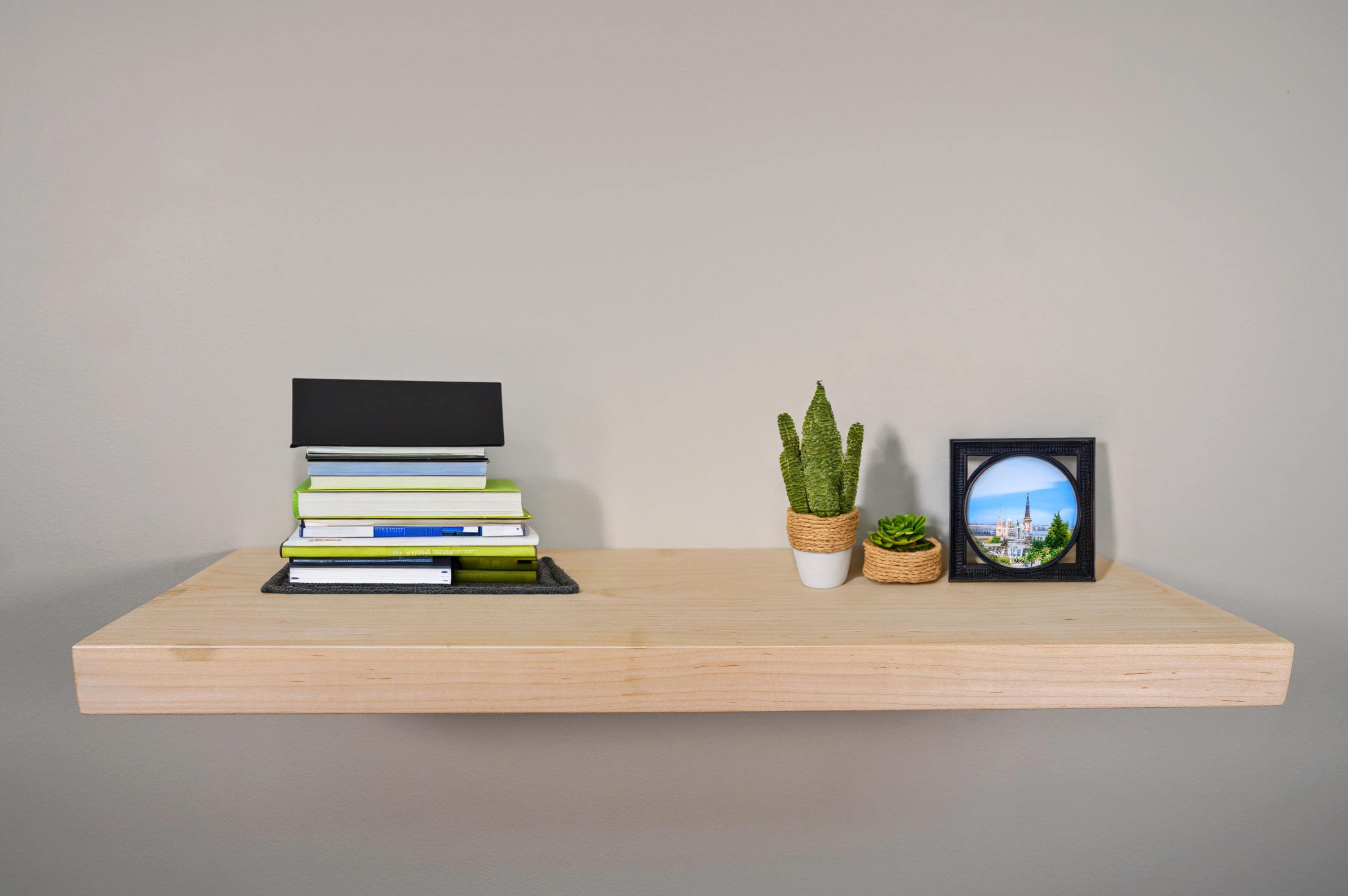Maple Floating Shelves