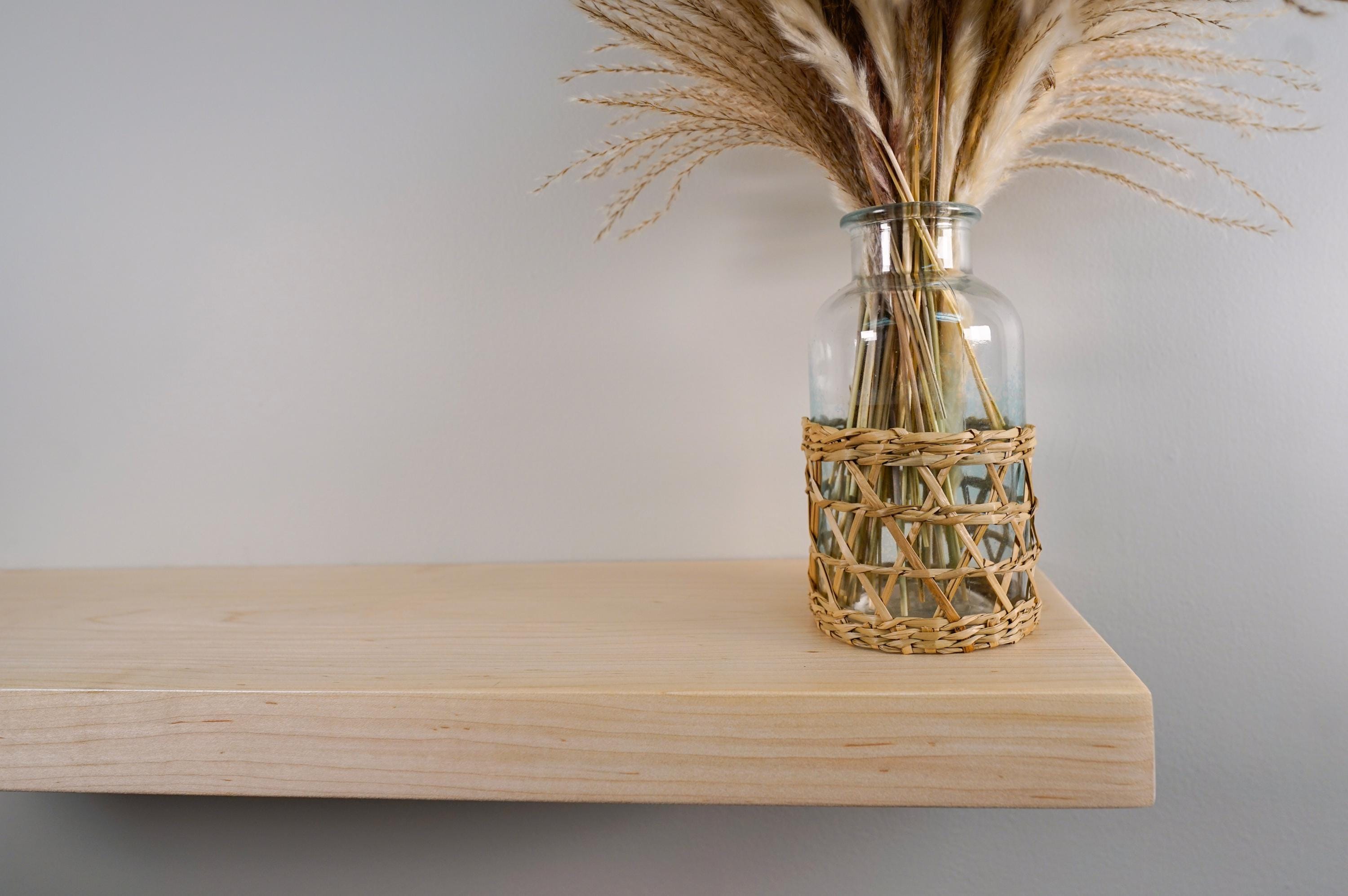 Maple Floating Shelves