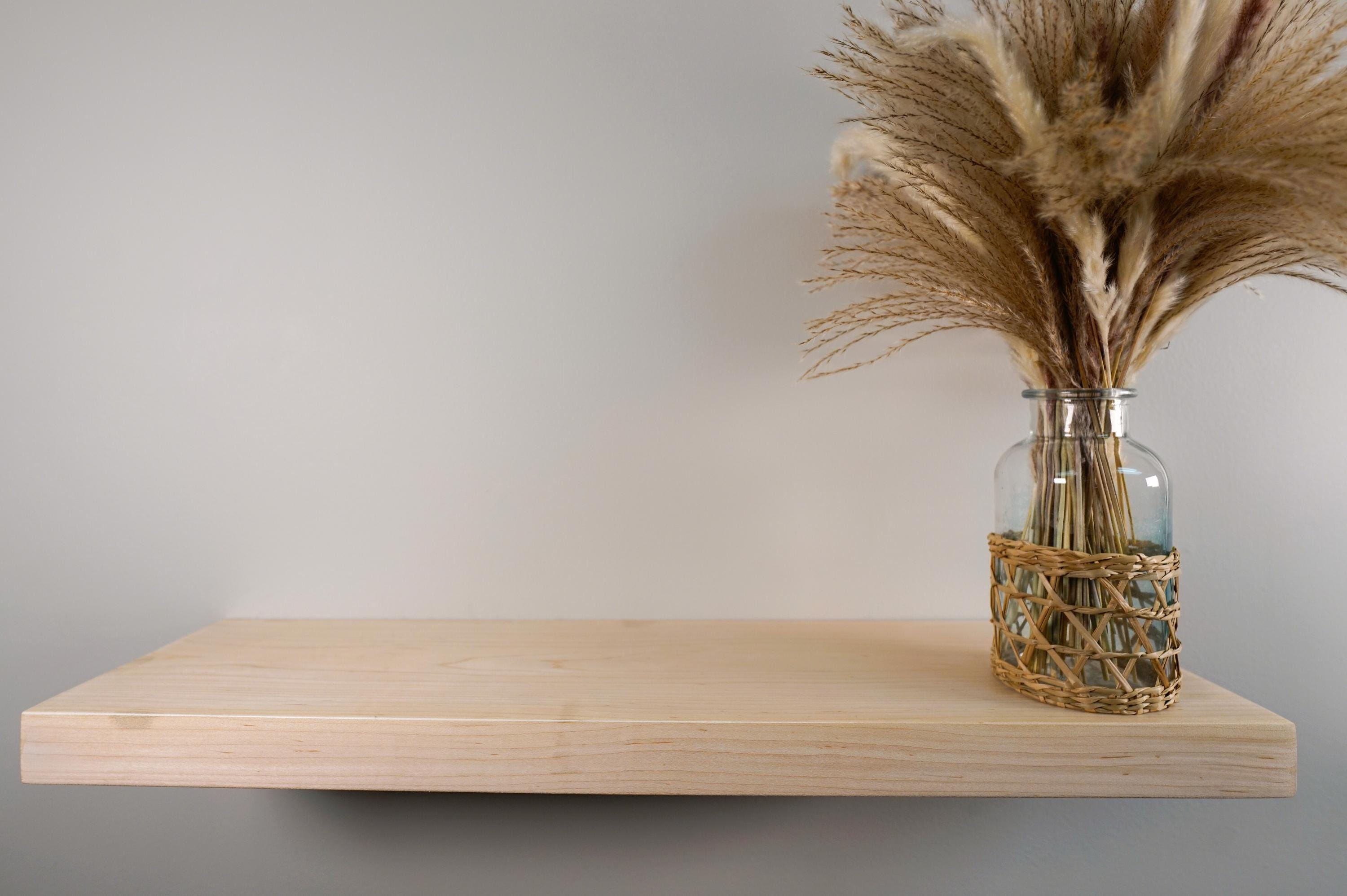 Maple Floating Shelves