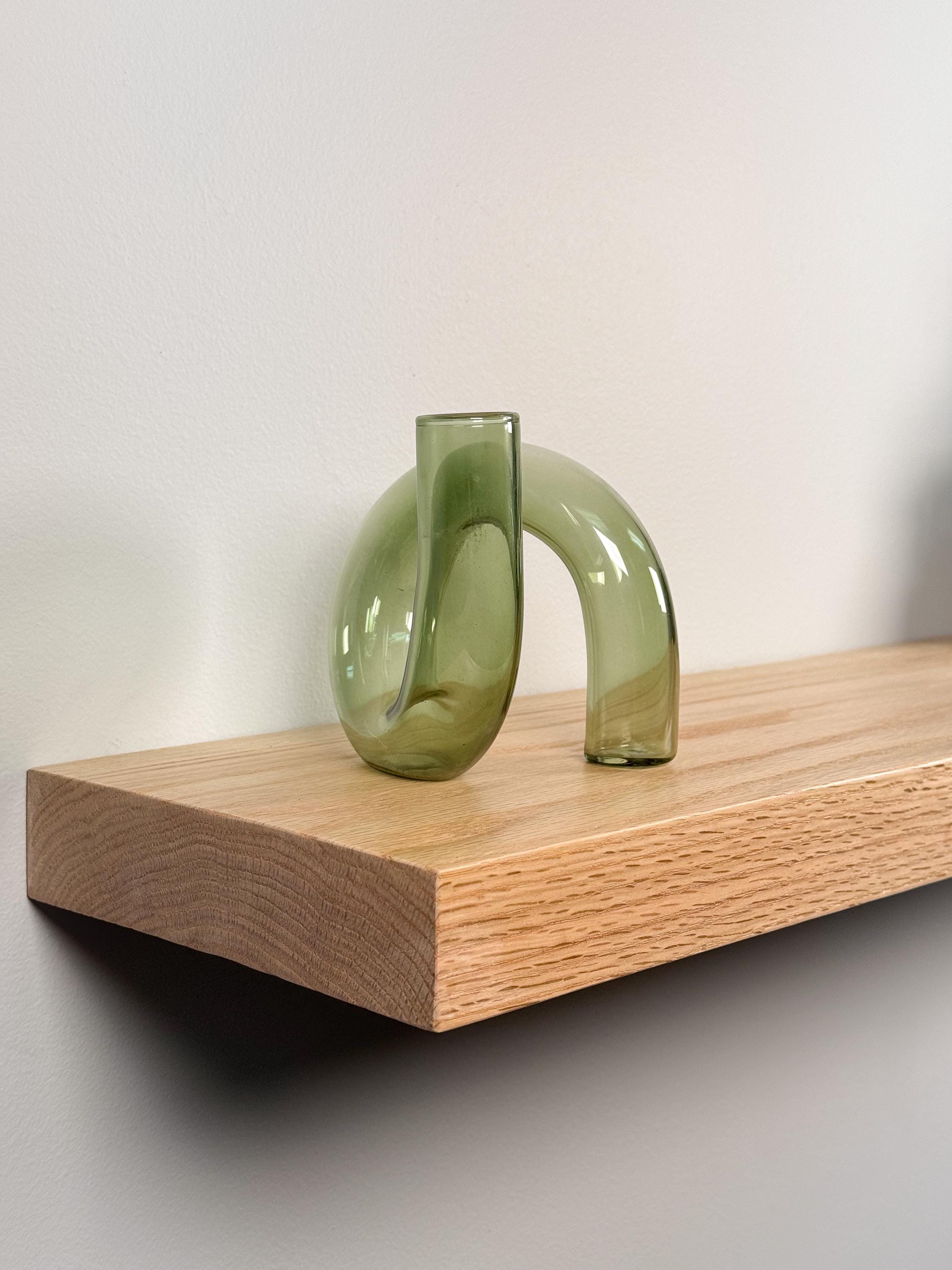 Red Oak Floating Shelves