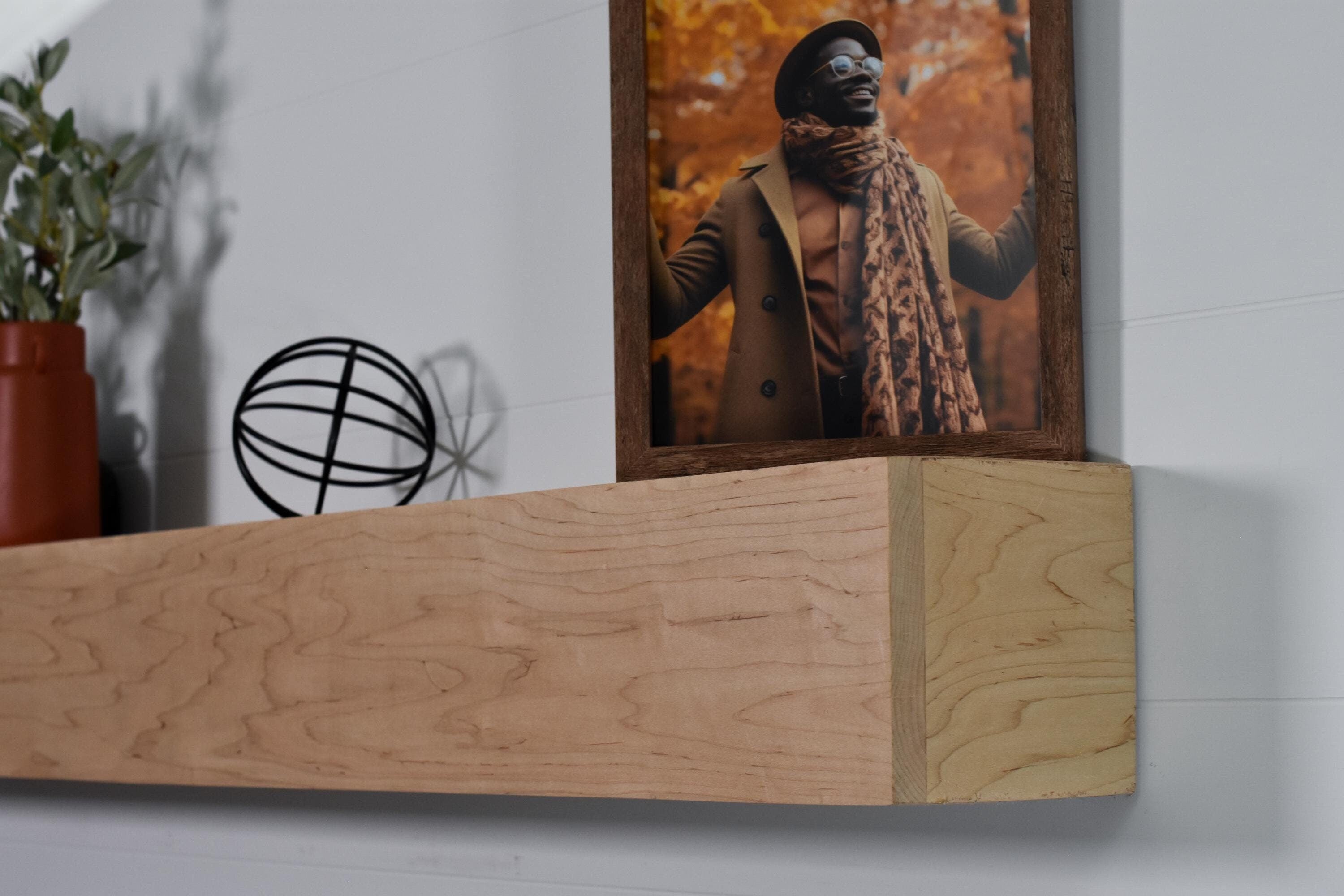 Maple Fireplace Mantel