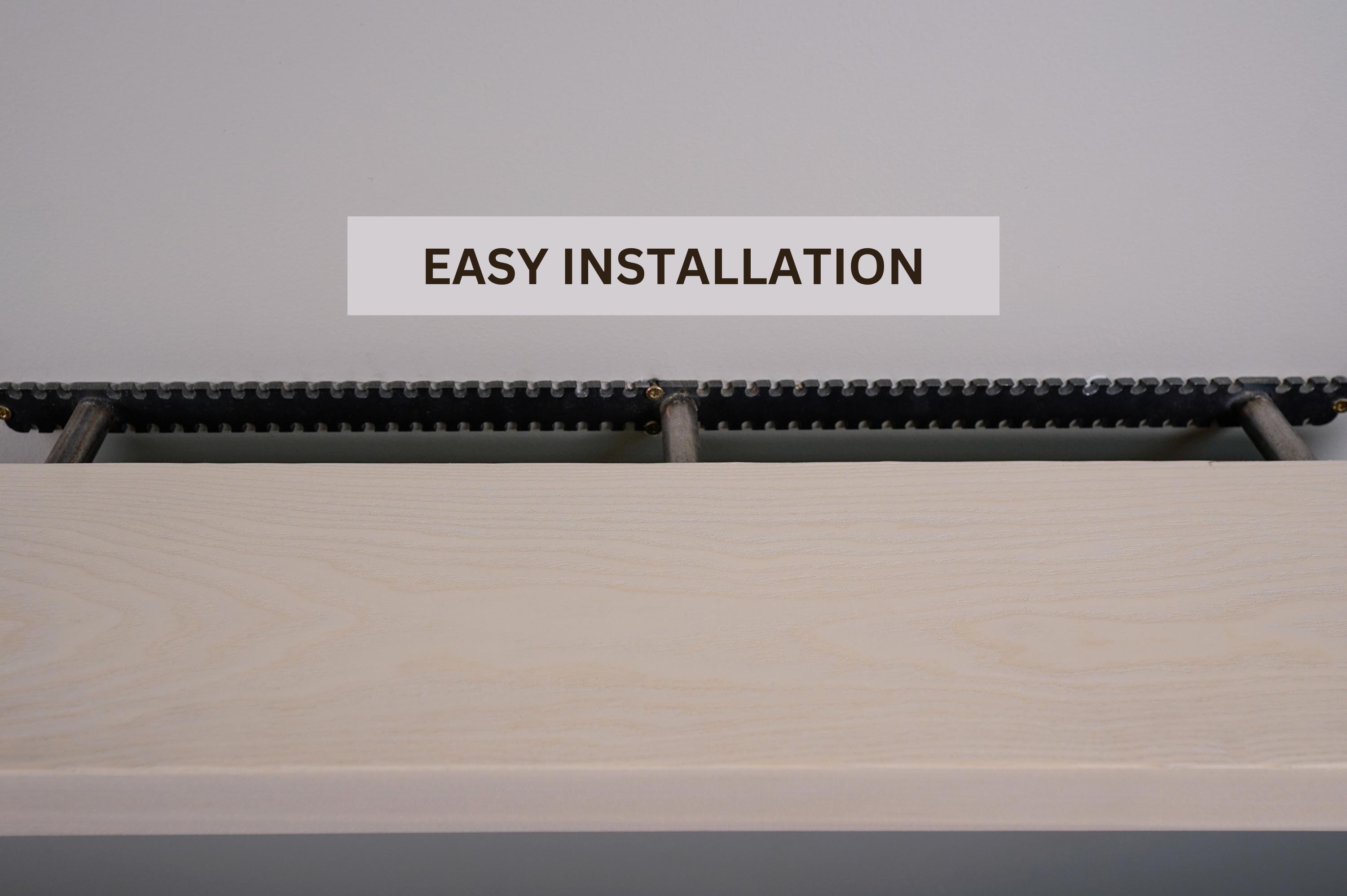 Ash Floating Shelves