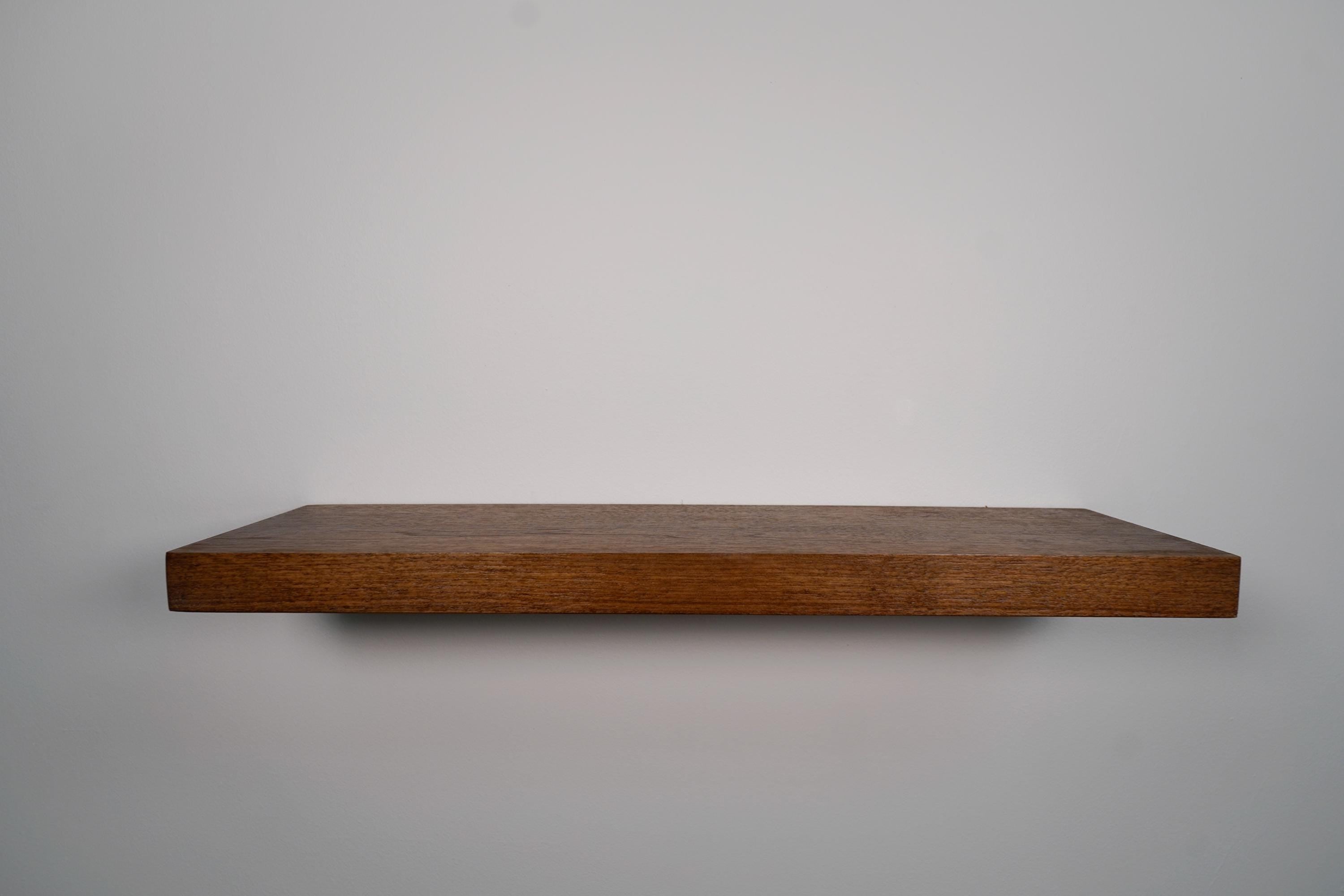 Walnut Floating Shelves