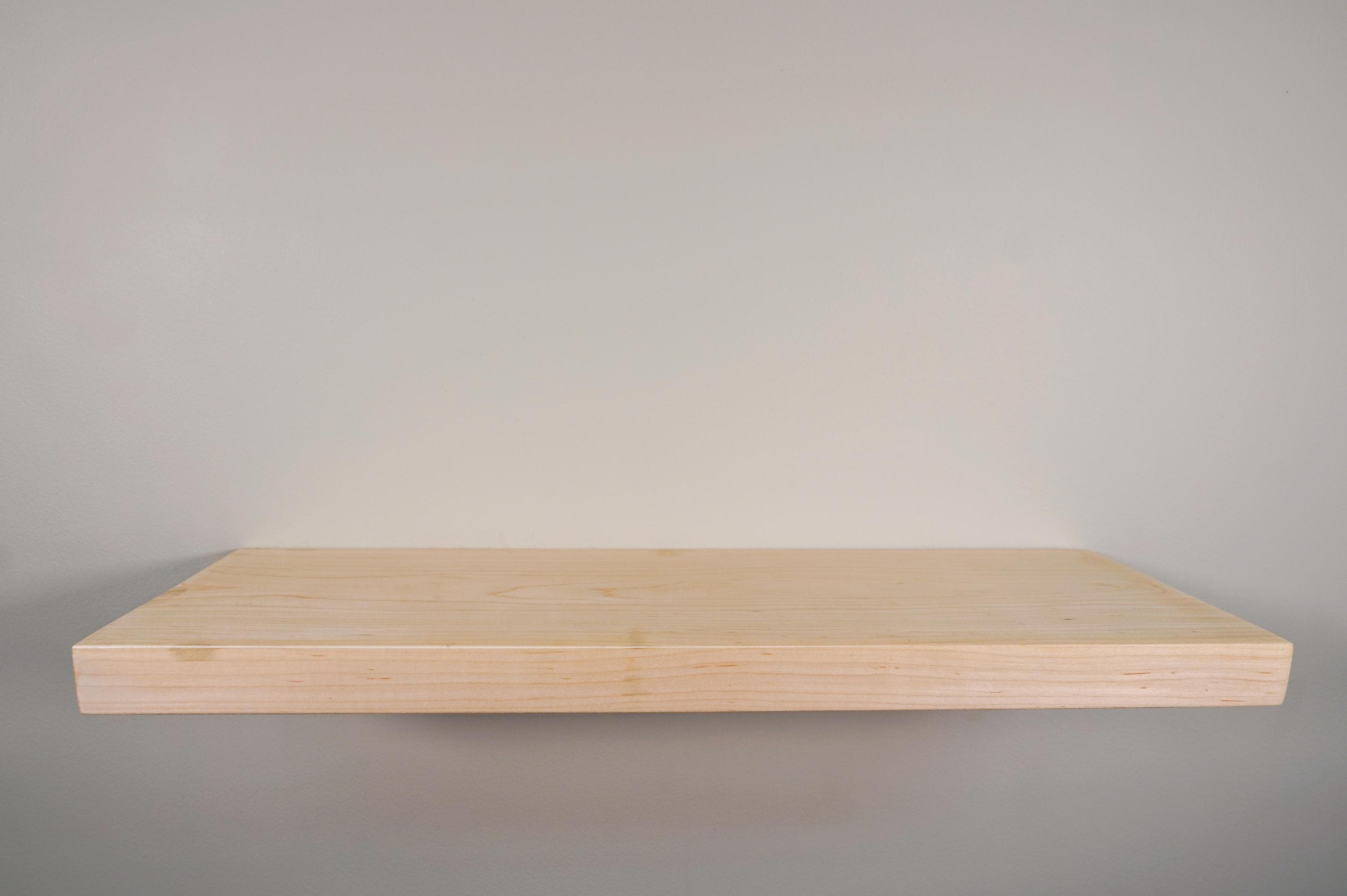 Maple Floating Shelves