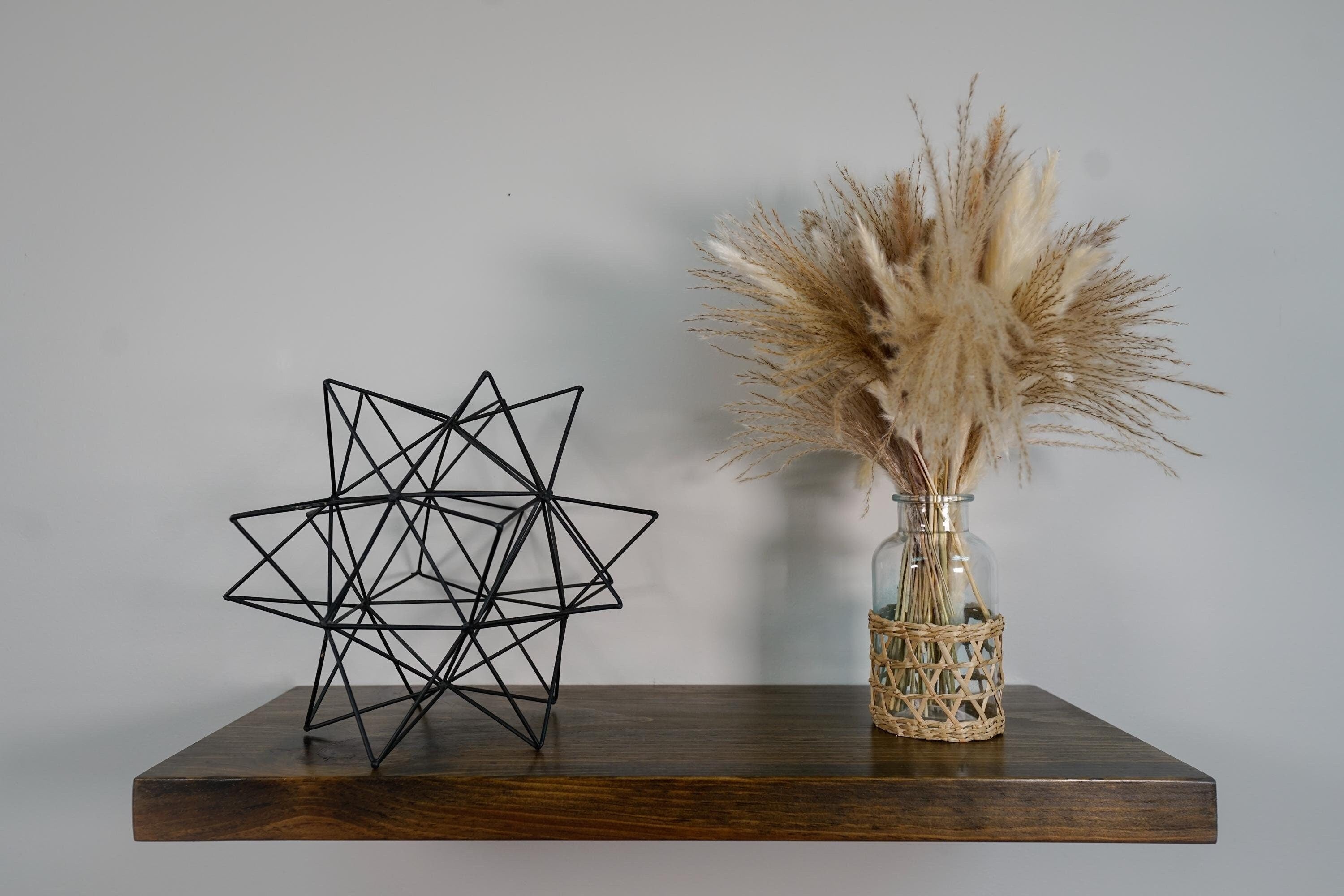 Pine Floating Shelves