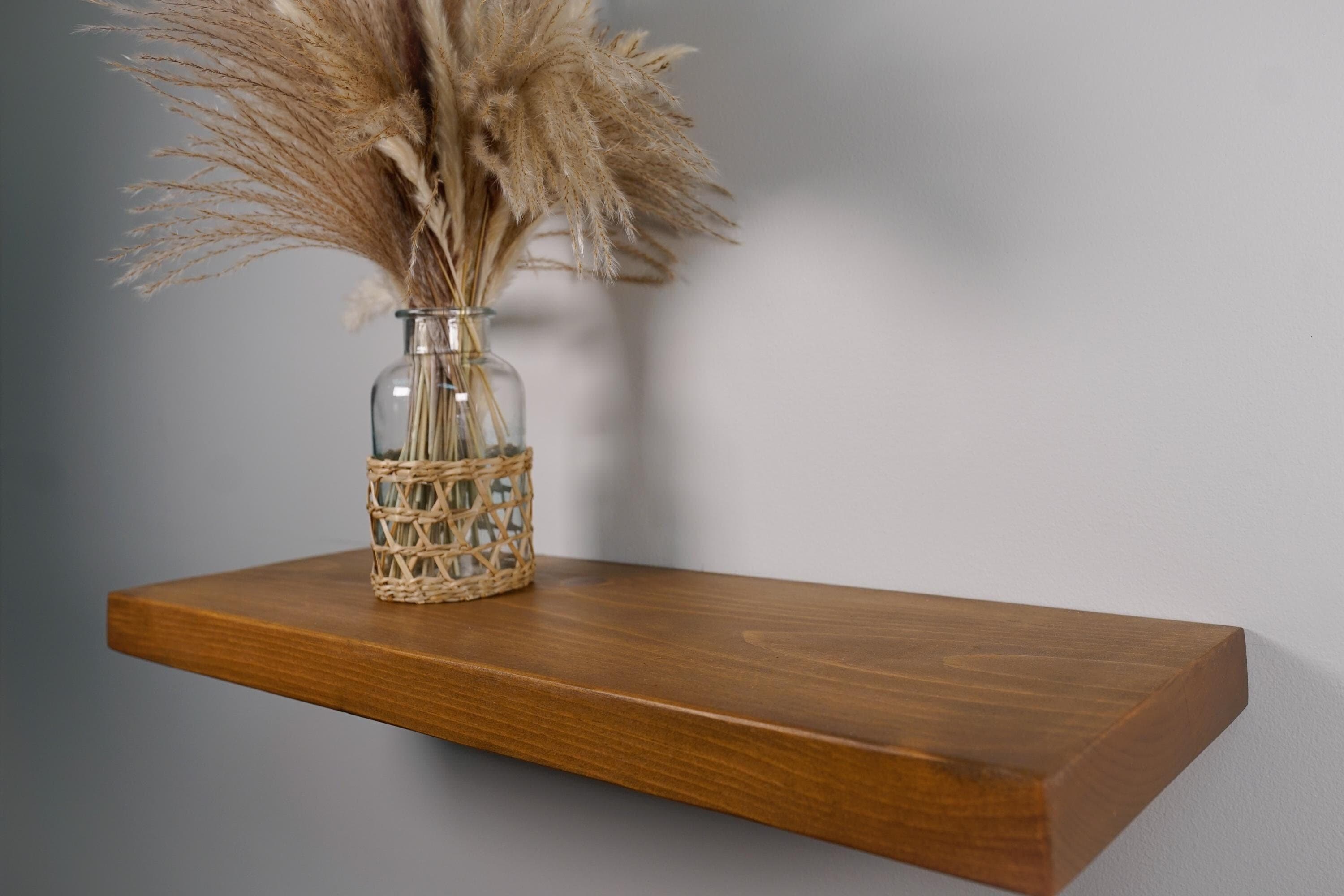 Pine Floating Shelves