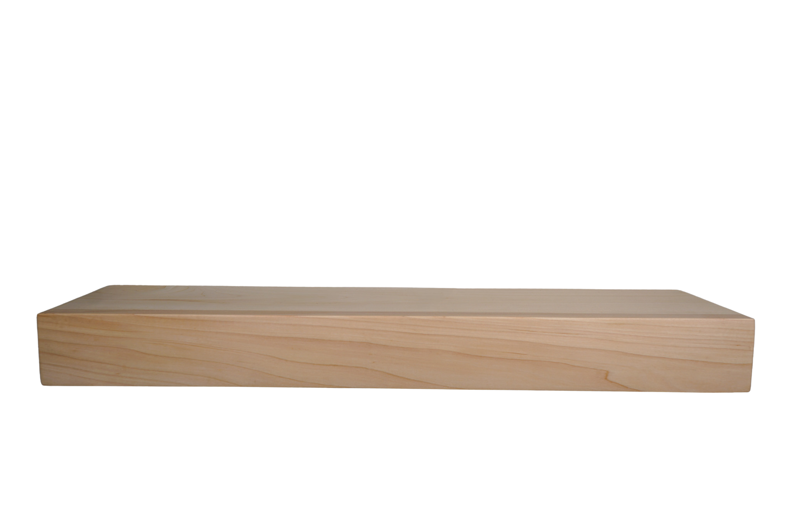 3" Thick Maple Floating Shelf