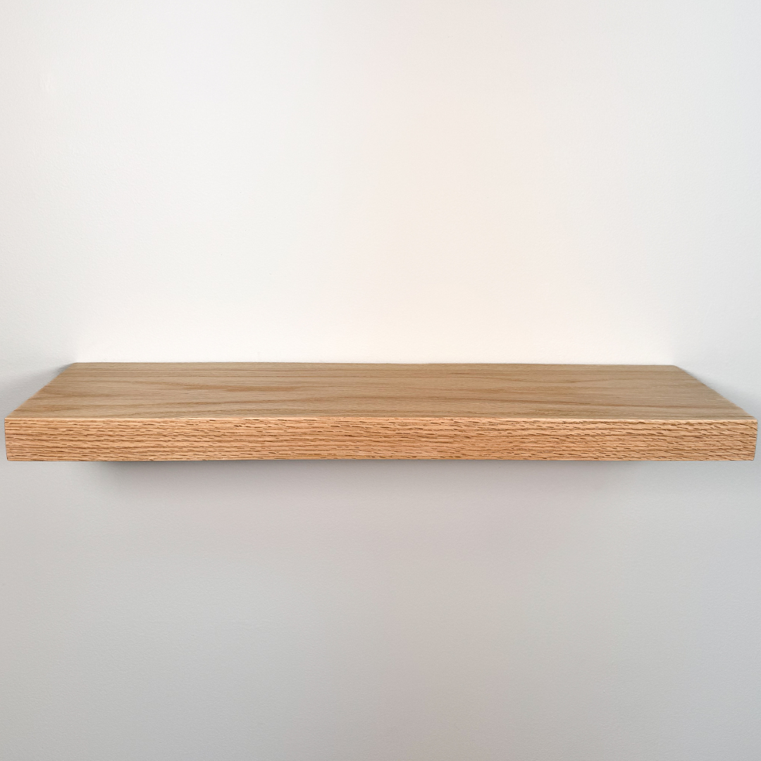 Red Oak Floating Shelves