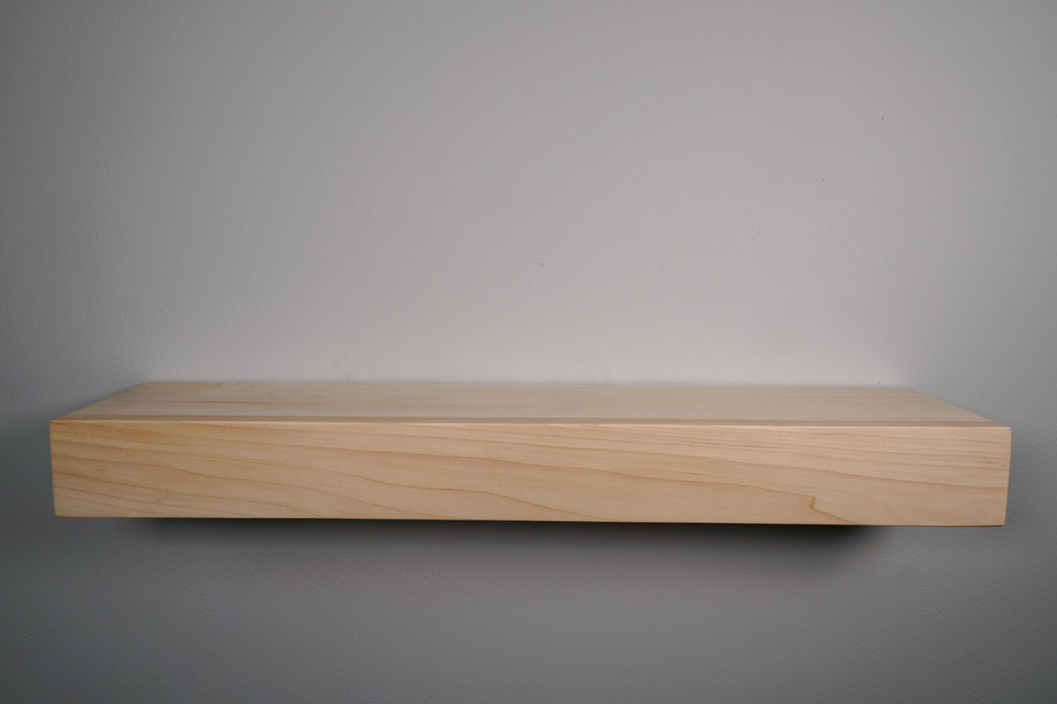 3&quot; Thick Maple Floating Shelf