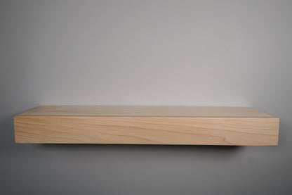 3&quot; Thick Maple Floating Shelf