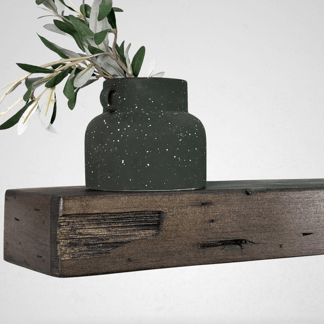Distressed Pine Floating Shelves – 3” Thick