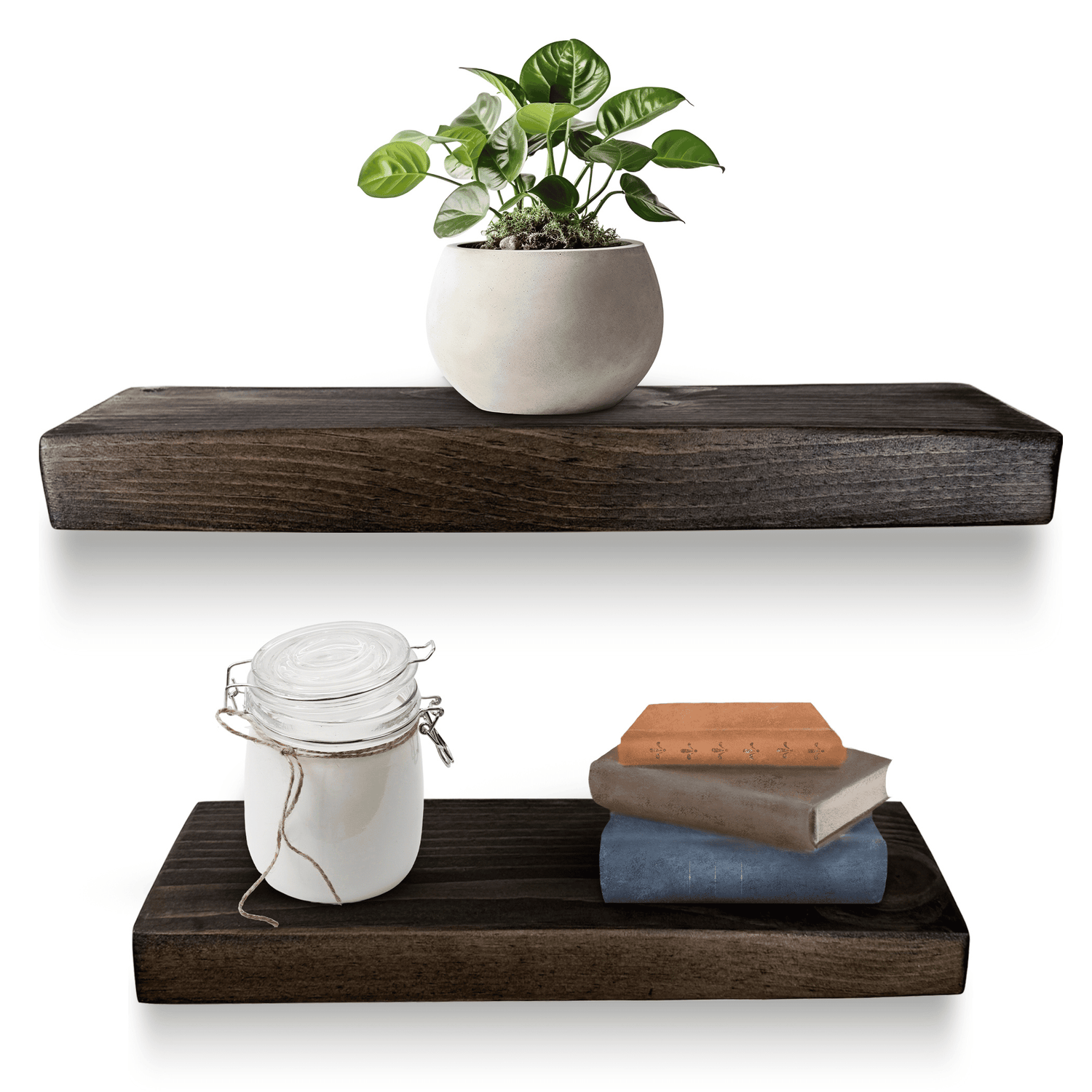Pine Floating Shelves