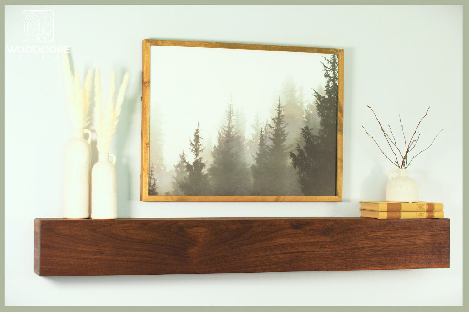 Black Walnut Mantel