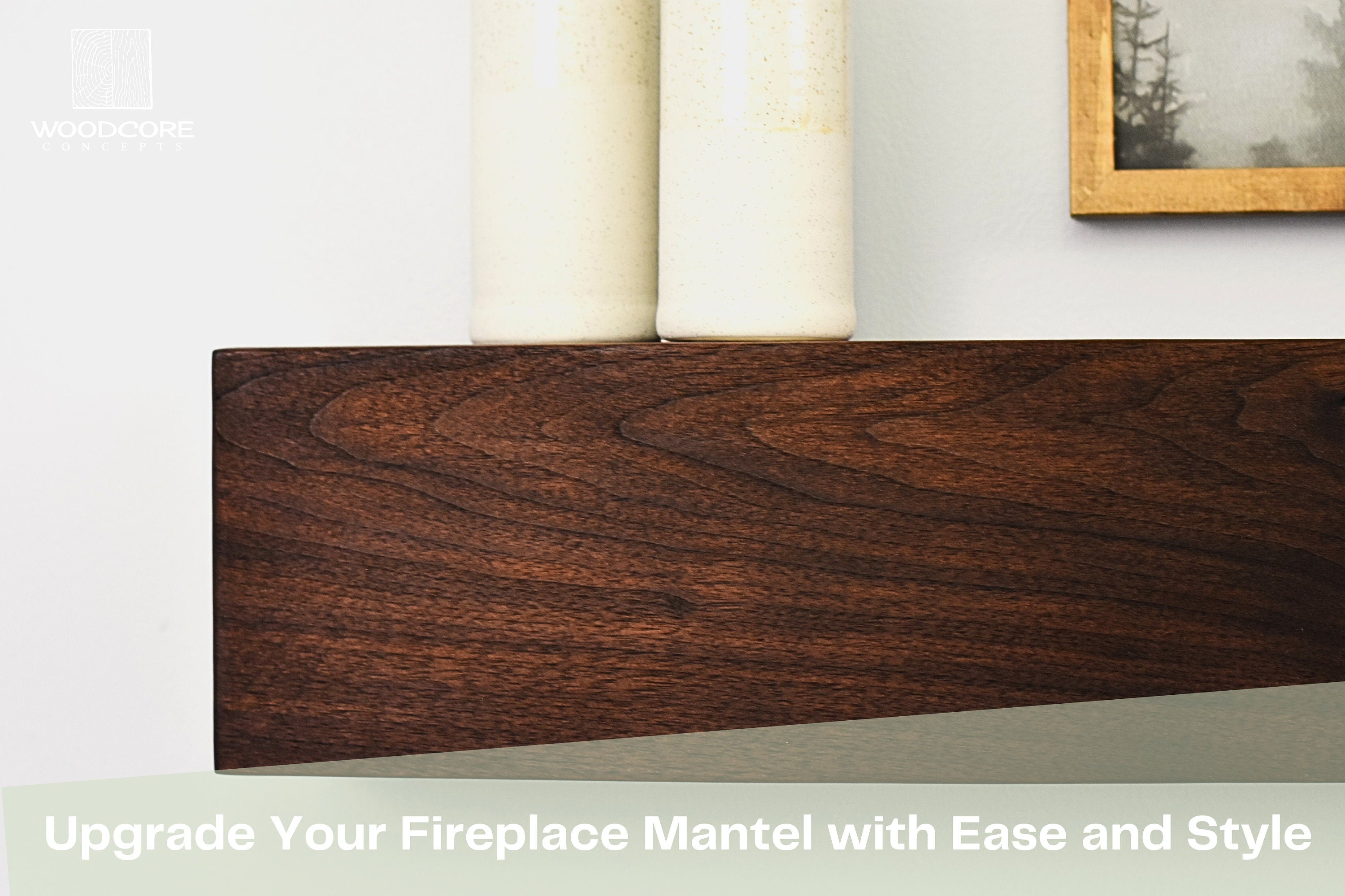 Black Walnut Mantel