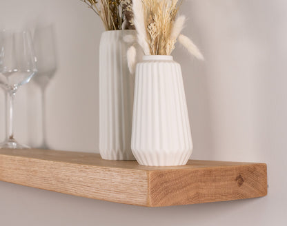 White Oak Floating Shelves