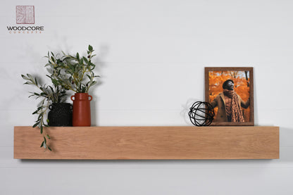 White Oak Fireplace Mantel