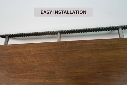 Walnut Floating Shelves