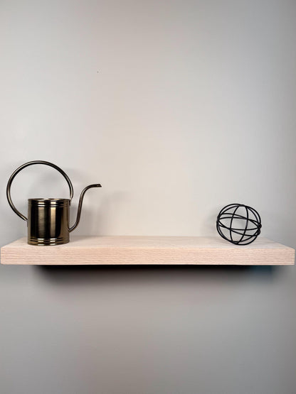 Red Oak Floating Shelves
