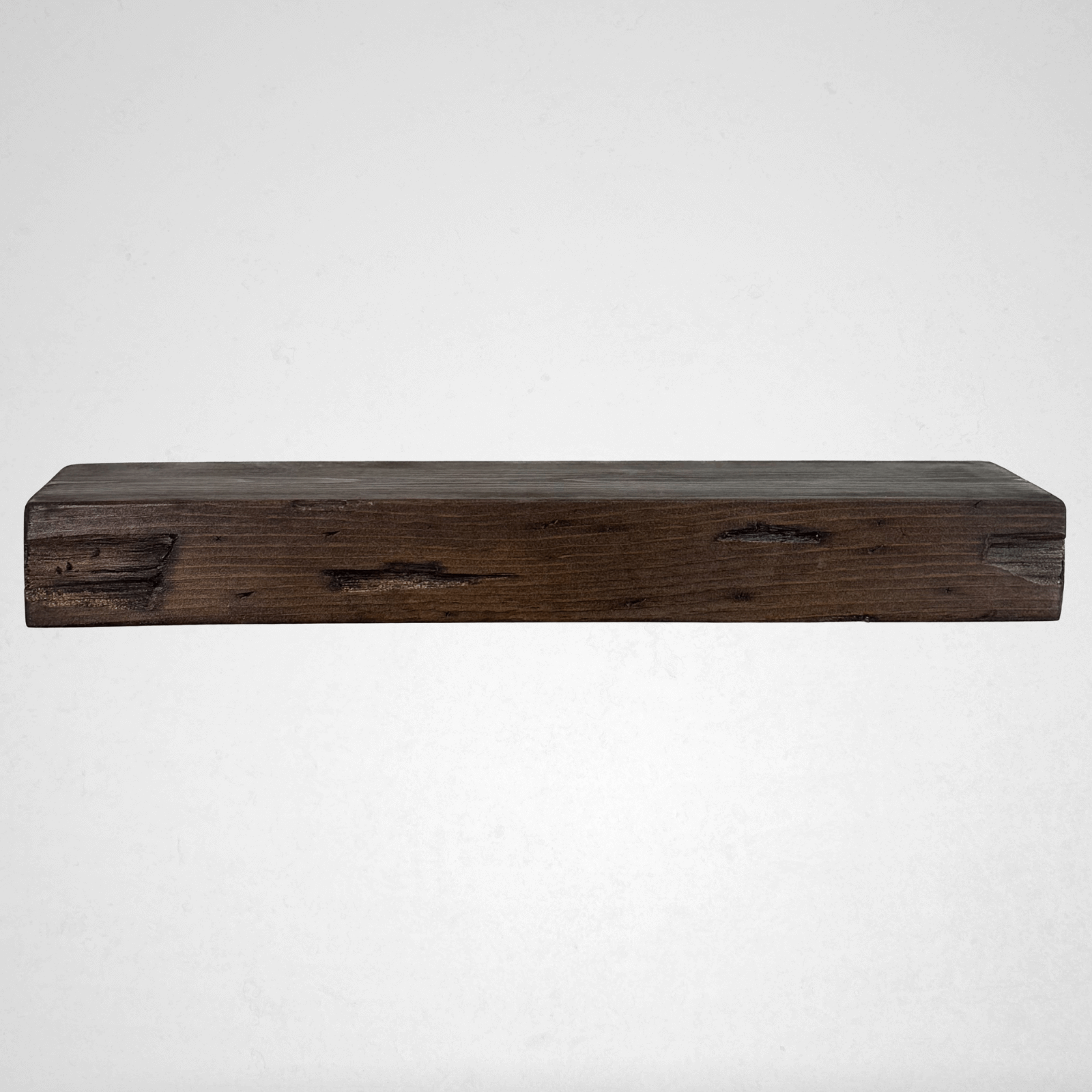 Distressed Pine Floating Shelves – 3” Thick