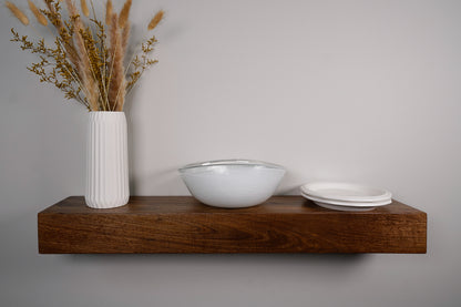 3&quot; Thick Walnut Floating Shelf
