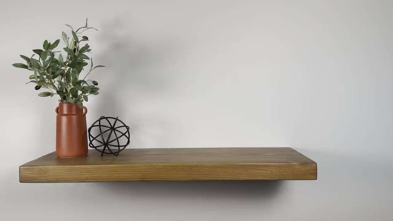 Pine Floating Shelves