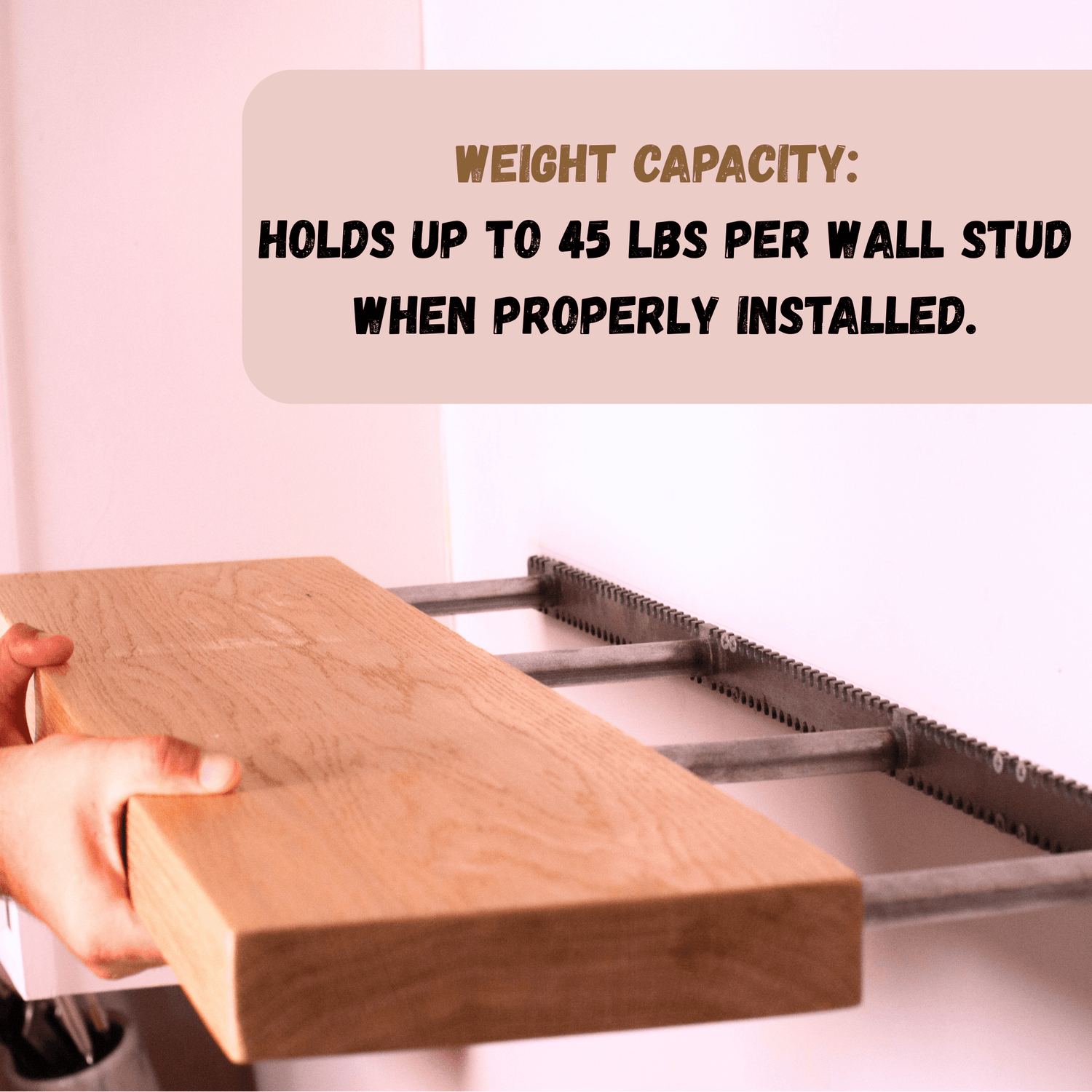 White Oak Floating Shelves