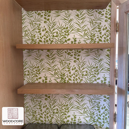 White Oak Floating Shelves